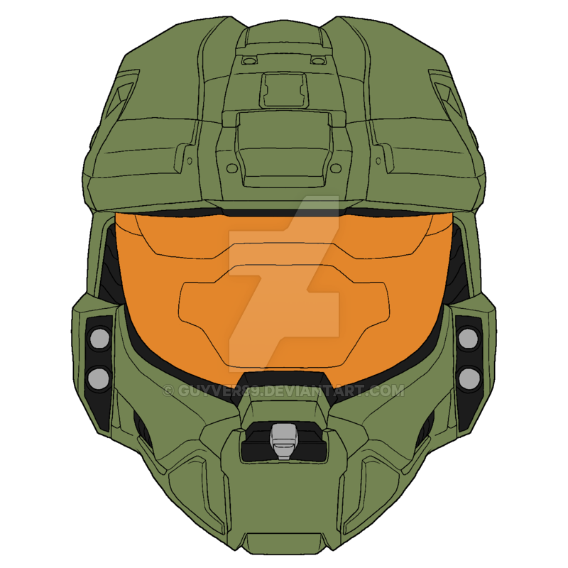 800x800 Collection Of Free Halo Drawing Helmet Download On Ui Ex