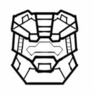 320x320 halo helmet i drew yay i'll color it later