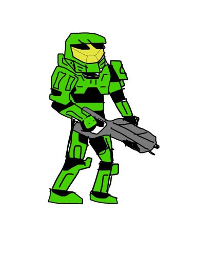 384x512 Master Chief Digital Drawing Halo Amino