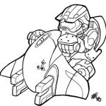 150x150 Master Chief Drawing New How The Promotional Art For Halo