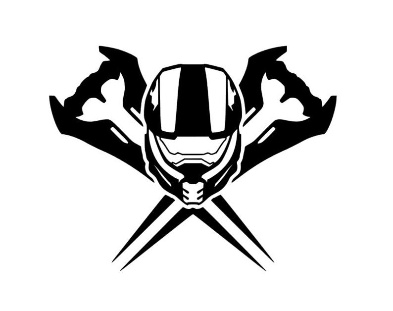 794x628 master chief vinyl decal halo decal master chief xbox etsy
