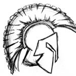 150x150 how to draw spartans from halo with easy step step drawing how