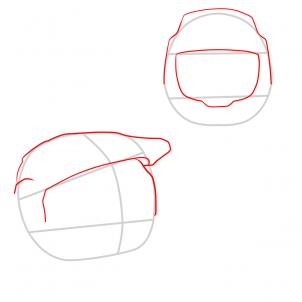302x302 How To Draw A Halo Helmet, Step