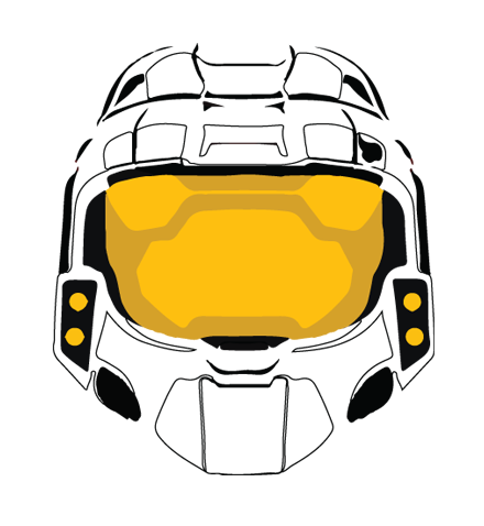 440x478 Master Chief Helmet Transparent Png Clipart Free Download