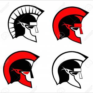300x300 spartan helmet drawing spartan helmet sign stock vector taronin