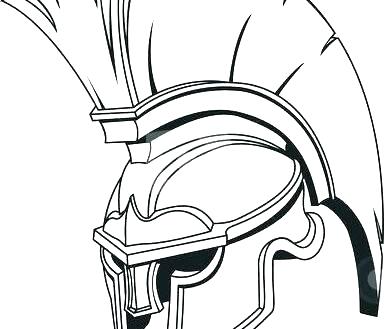 384x329 Spartan Coloring Pages