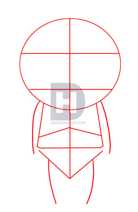 470x720 How To Draw Chibi Master Chief, Step