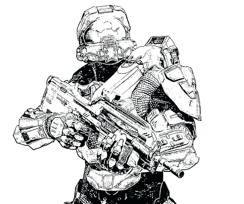 Halo Master Chief Drawing | Free download on ClipArtMag