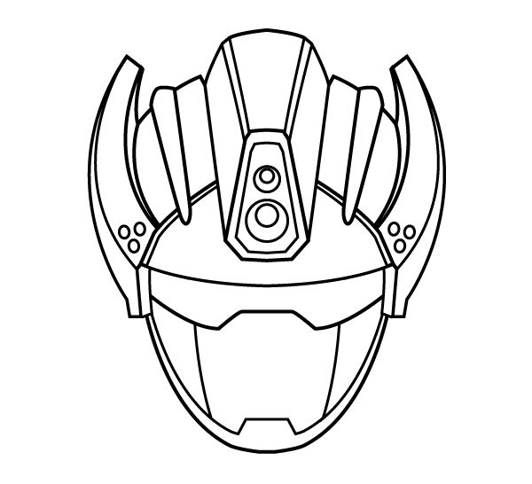 Halo Master Chief Helmet Drawing
