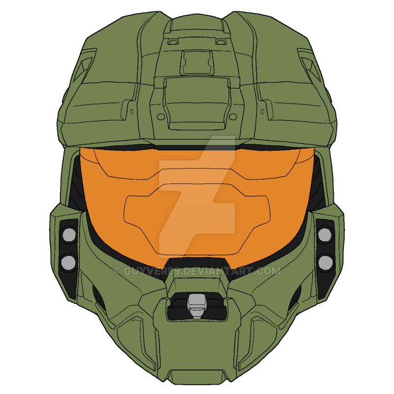 Halo Master Chief Helmet Drawing | Free download on ClipArtMag