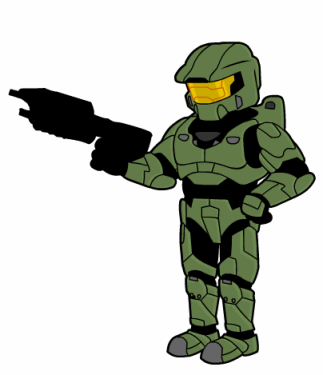 323x375 Halo Master Chief Clipart