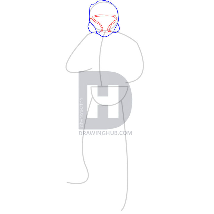 720x720 How To Draw A Halo Spartan, Step