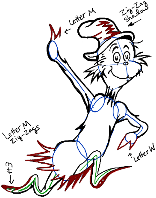 500x632 How To Draw Sam I Am From Green Eggs And Ham In Easy Steps