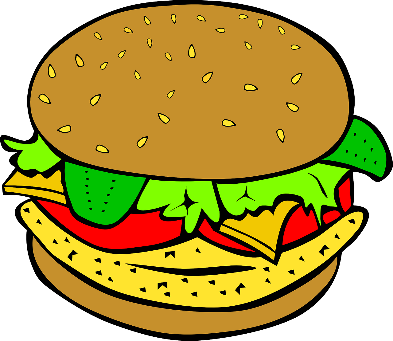 Hamburger Drawing