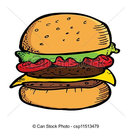 450x440 Hamburger Doodle