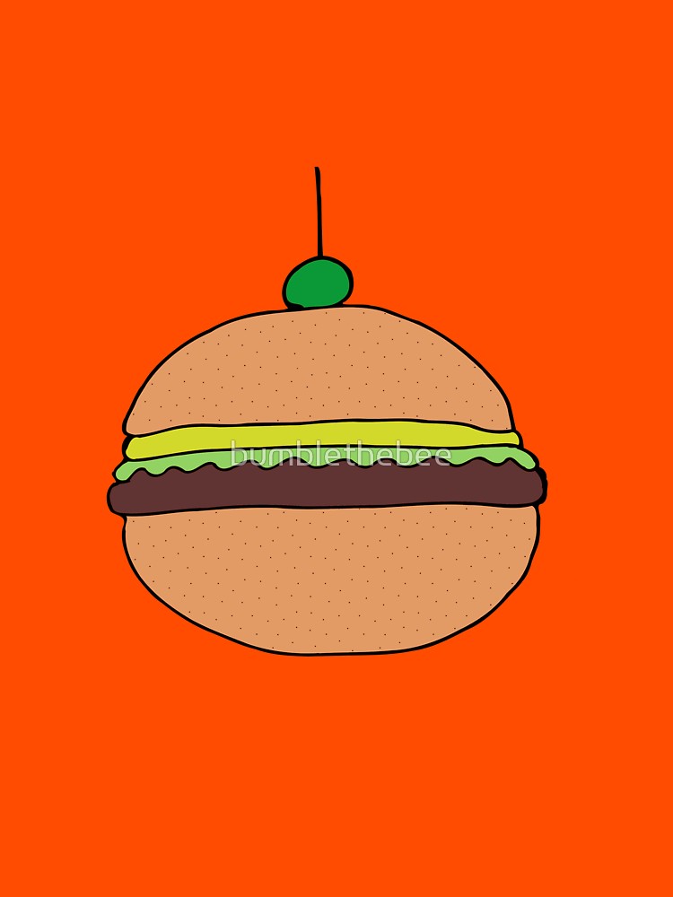 750x1000 Cute Hamburger Drawing T Shirt