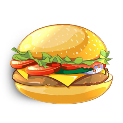 400x400 Download Free Png King Hamburger Cheeseburger Veggie Burger