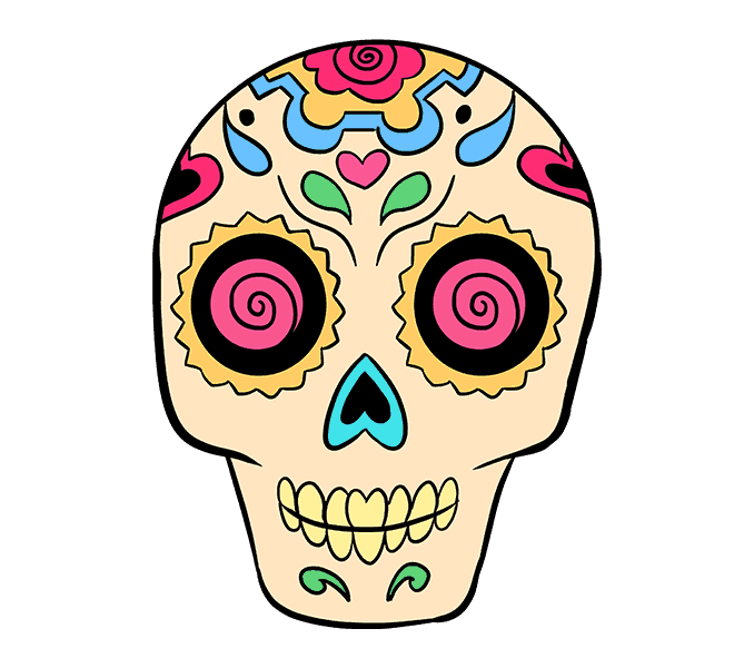 678x600 Dead Skull Drawing Transparent Png Clipart Free Download