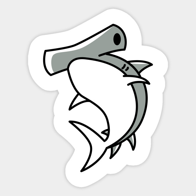 630x630 Hammerhead Shark Cartoon Emoticon