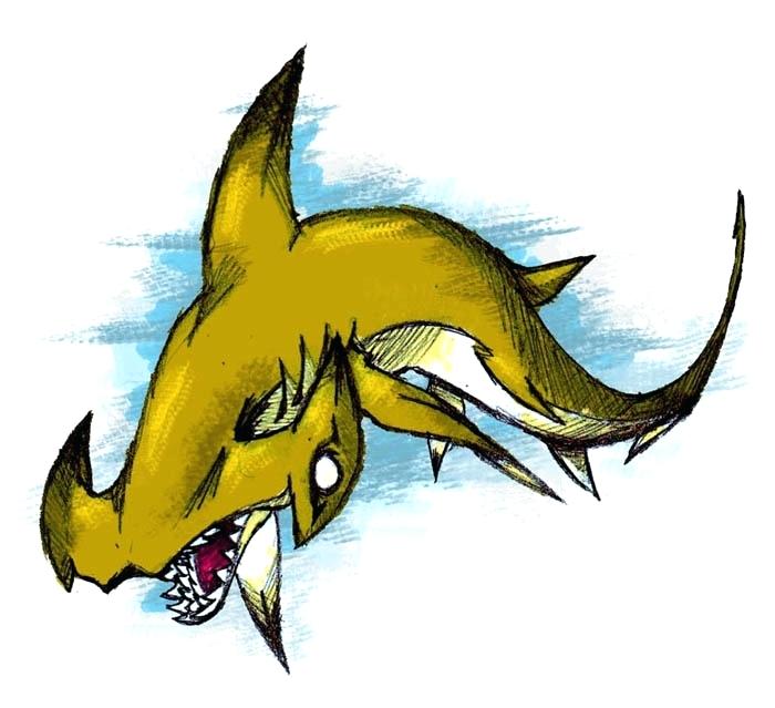 700x639 Cool Shark Drawings Hammerhead Shark Drawing Step