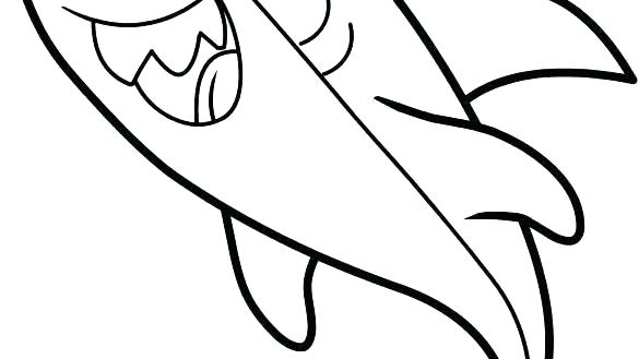 585x329 Pictures Of Sharks To Color Great Hammerhead Shark Drawing Sharks