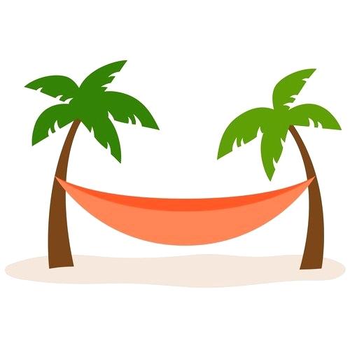 500x500 palm tree hammock clipart woman lying in killed