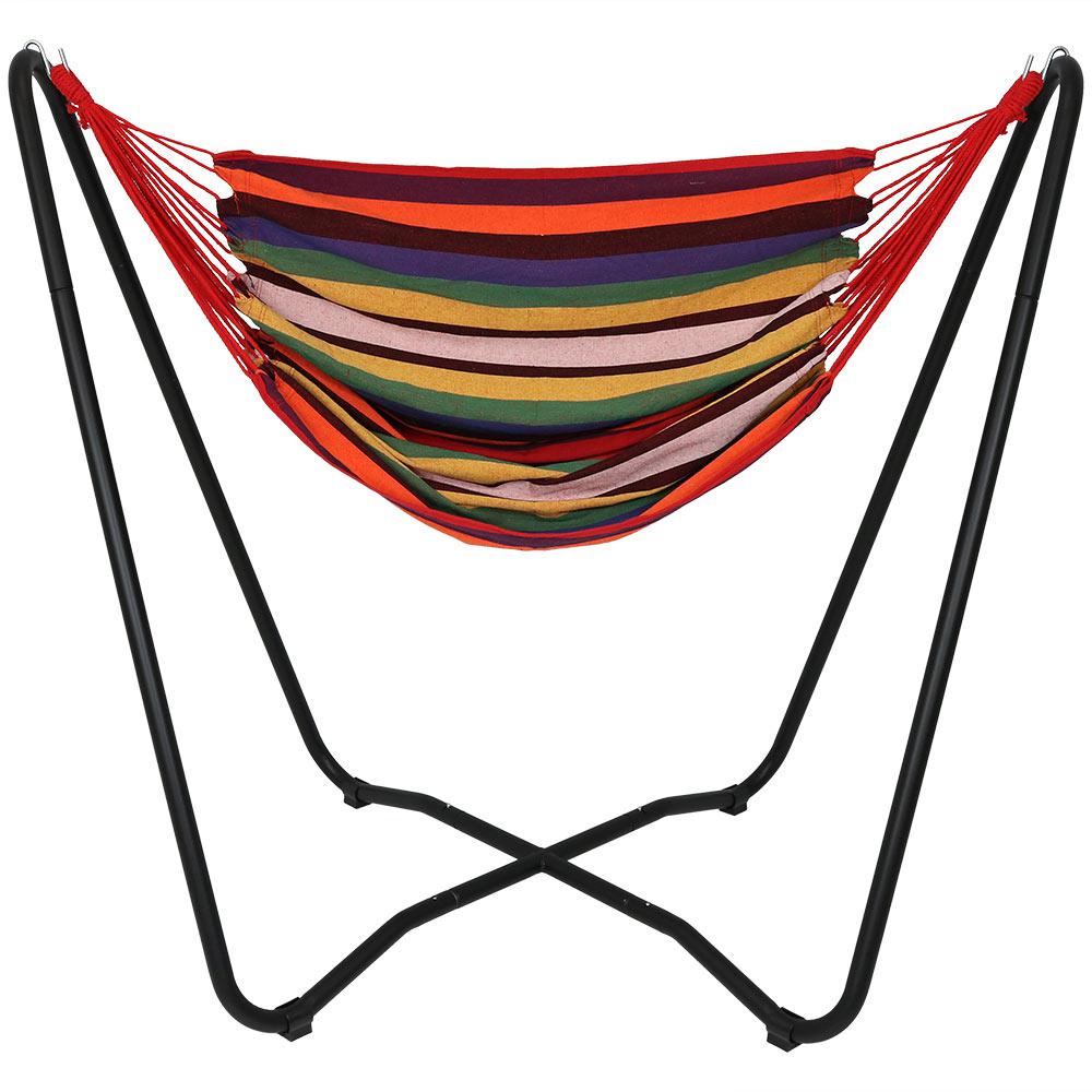 1000x1000 Sunnydaze Decor Ft Fabric Hanging Hammock Chair Swing