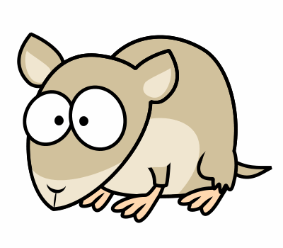 400x350 Drawing A Cartoon Hamster How To Draw Animals Dibujos