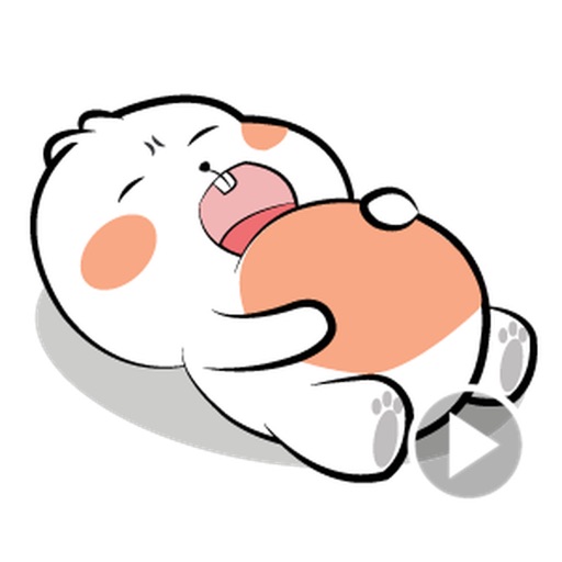 512x512 Chubby Hamster Stickers