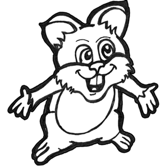 325x325 How To Draw Cartoon Hamsters With Easy Step