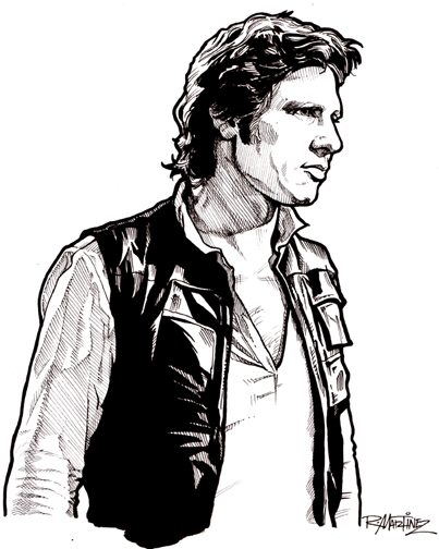 403x504 Han Solo Randy Martinez Artist