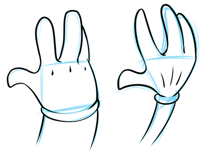 394x300 How To Draw Cartoon Hands
