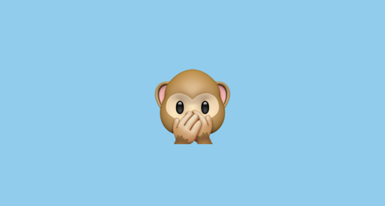 560x300 Speak No Evil Monkey Emoji
