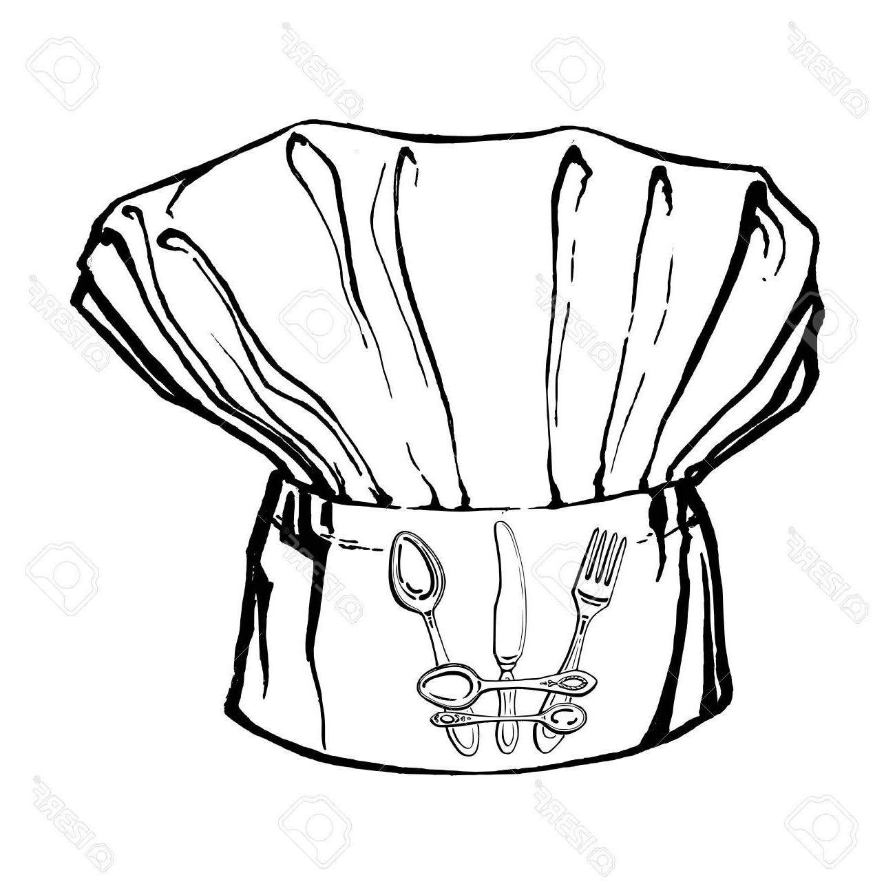 1300x1300 Chef Hat Clipart Hand Drawing Transparent Chefs