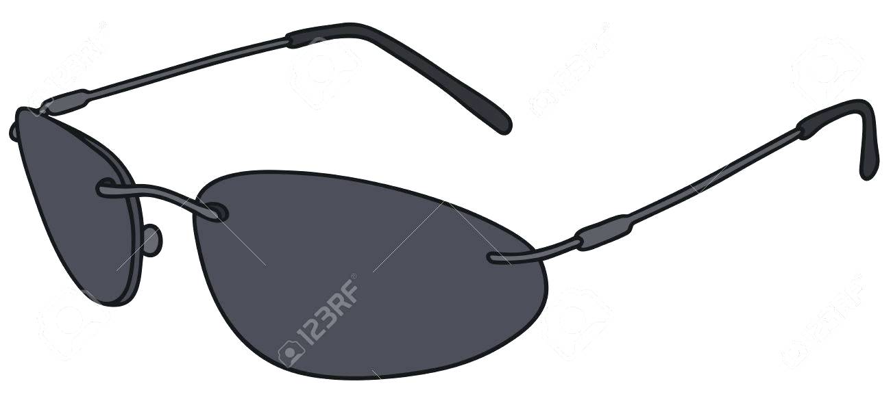 1300x586 Drawing Of Glasses Hand Drawing Of A Black Glasses Stock Vector