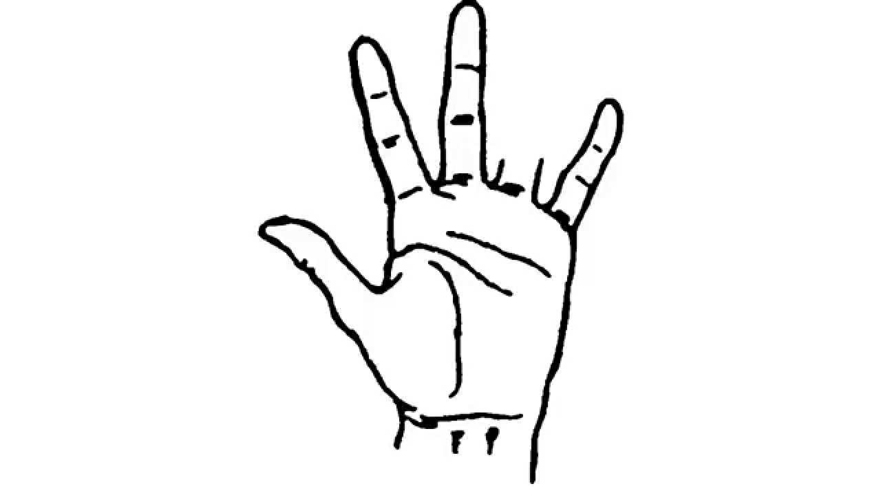 1280x720 Huge Collection Of 'palm Of Hand Drawing' Download More Than