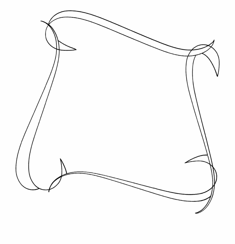 920x955 Line Art Hand Drawn Frame Download