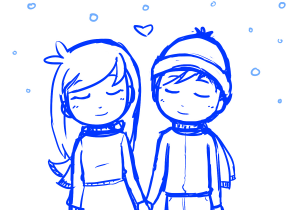 300x210 Easy Holding Hands Sketch Holding Hands Drawing Easy