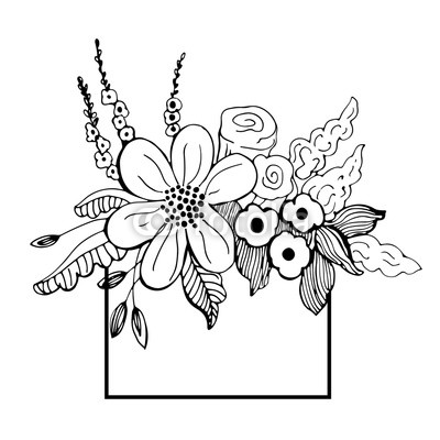 400x400 Hand Drawn Flowers Vector Illustration Buy Photos Ap Images