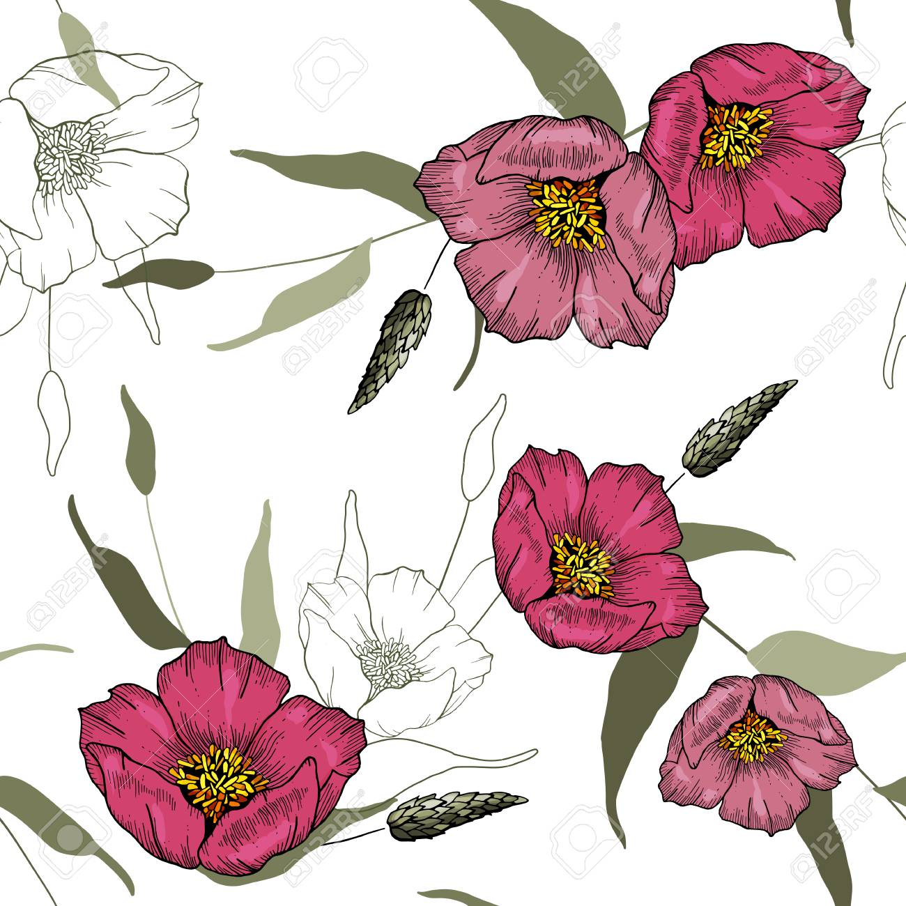 1300x1300 Huge Collection Of 'flower Wallpaper Drawing' Download More Than