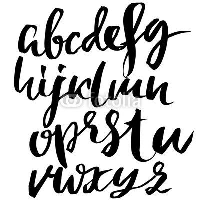 400x400 Hand Drawn Elegant Calligraphy Font Modern Brush Lettering