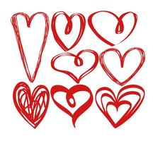 223x200 Hand Drawn Heart Free Vector Art