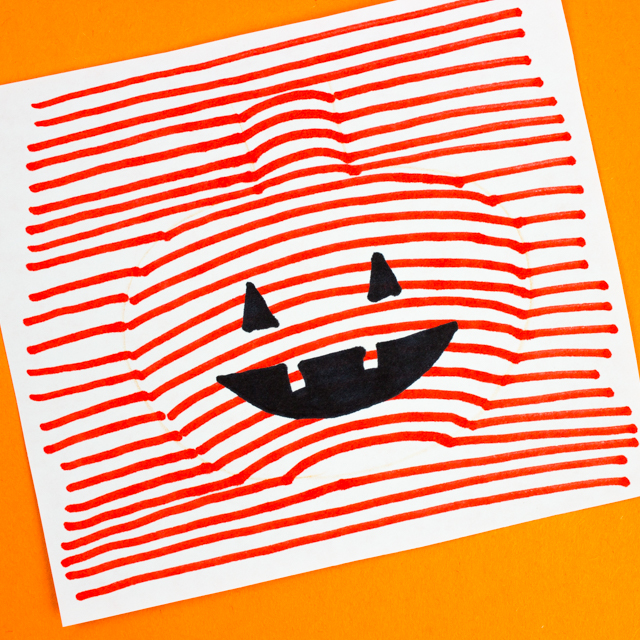 640x640 Optical Illusion Halloween Drawings Pink Stripey Socks