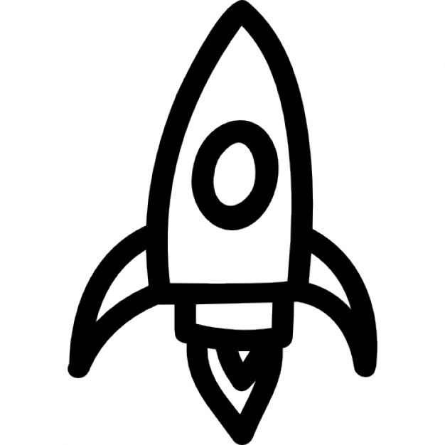 626x626 Clipart Rocket Hand Drawn