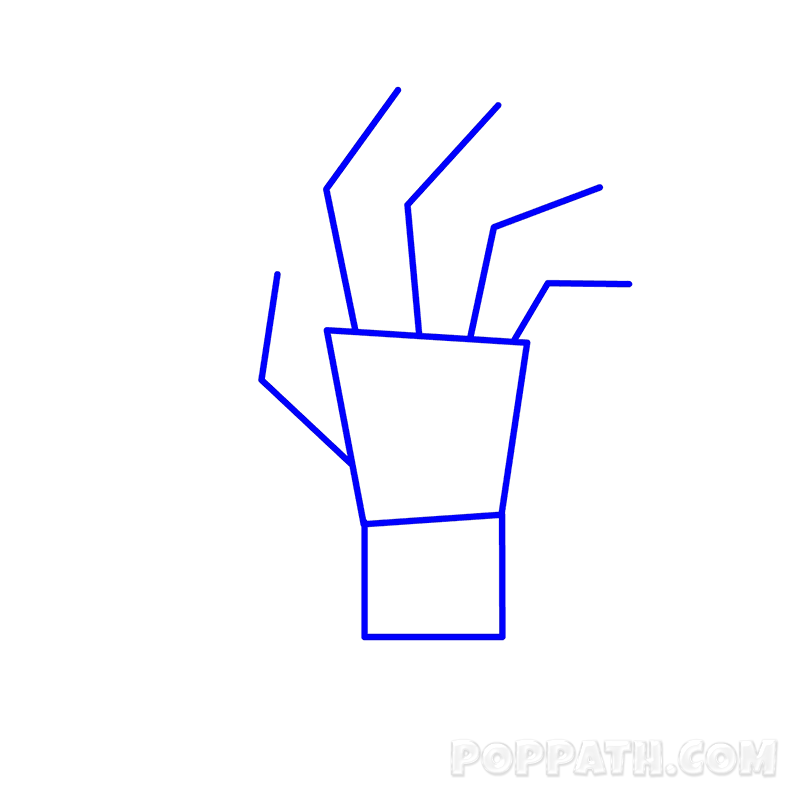 800x800 How To Draw A Zombie Hand Pop Path