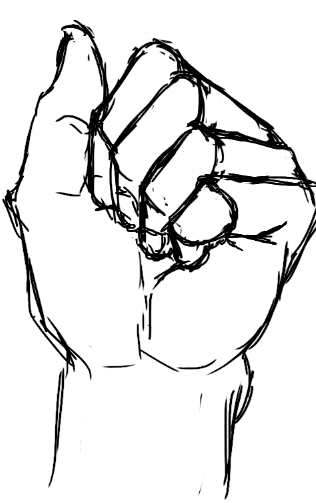 316x503 Foervraengd How I Draw Fistsclosed Hands From References