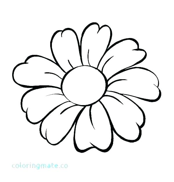 600x627 Pretty Drawings Of Flowers Simple Flower Tattoo Designs Easy