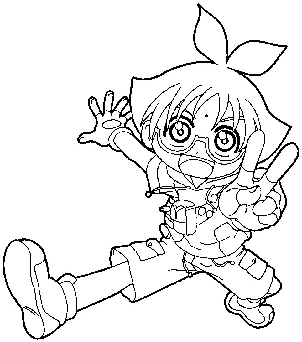 964x1092 How To Draw Marucho From Bakugan Step