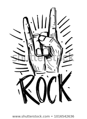 345x470 Huge Collection Of 'rock And Roll Hand Drawing' Download More