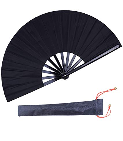 425x486 Chinese Nylon Cloth Handheld Folding Hand Fan Drawing Dancing